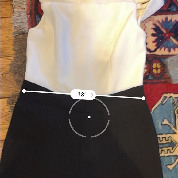 ABS by Allen Schwartz Two Toned off-the-shoulder Jumpsuit - Picture 7 of 9